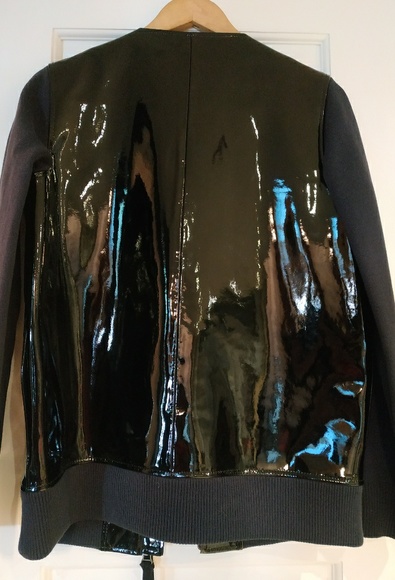 Marni x H&M Patent Vegan Leather Jacket - Picture 4 of 5